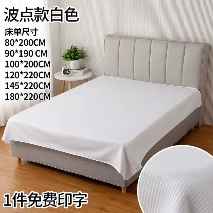 Draps de lit en tissu thaïlandais pour Salon de Massage, taille personnalisée, imperméable, en Polye