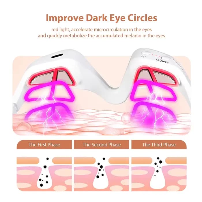Masseur oculaire 3D, masseur relaxant pour les yeux, soulagement de la fatigue, atténuation des cern