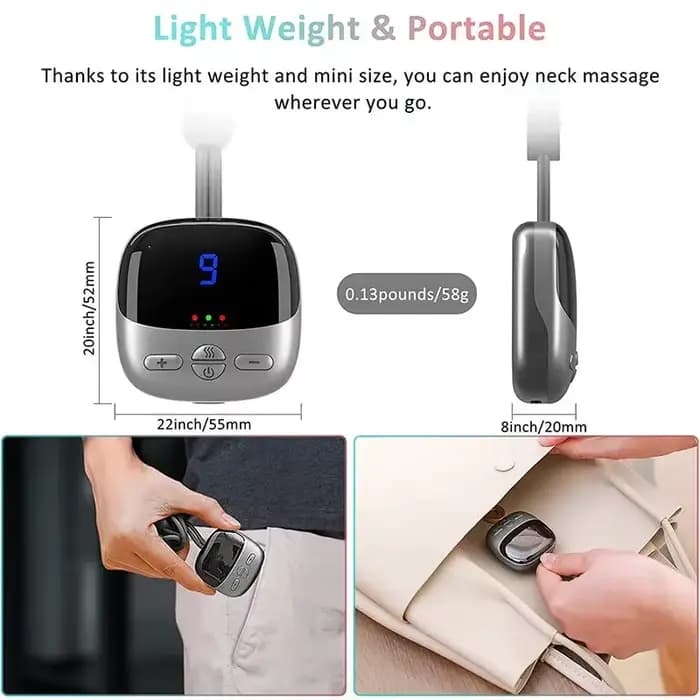 Xiaomi Youpin – masseur de cou suspendu intelligent, Massage du dos, de la colonne cervicale, soulag