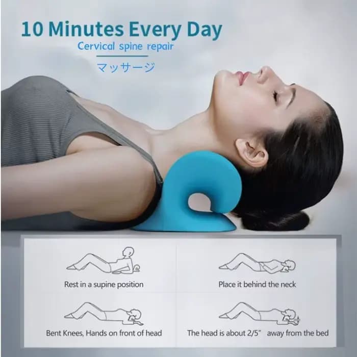 Civière de cou et d'épaule, relaxant, dispositif de Traction chiropratique cervicale, oreiller de Ma