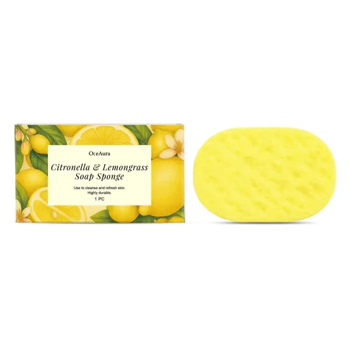 Oceaura – éponge de bain douce et élastique, nettoyage en profondeur, exfoliation, renouvellement de