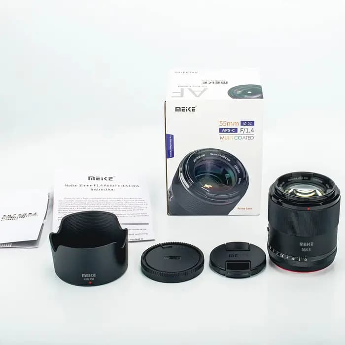 Objectif portrait MEKE Meike 55mm F1.4 APS-C AF/MF à grande ouverture pour appareils photo Sony E Z