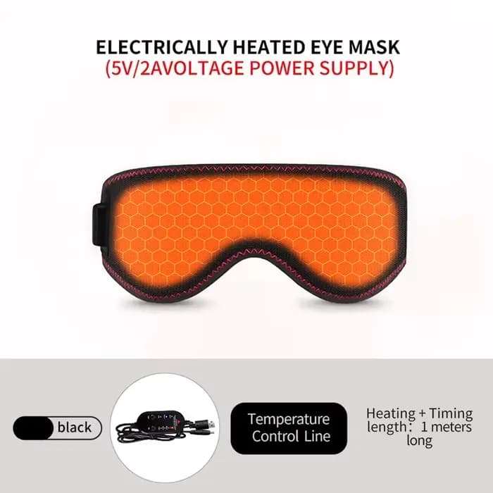 Masque pour les yeux chauffant pour les yeux secs avec 3 niveaux de chaleur compresse chaude compres