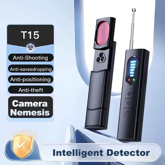 Détecteur de caméra cachée Anti-espion, traceur GPS de voiture, dispositif d'écoute, Bug RF sans fil