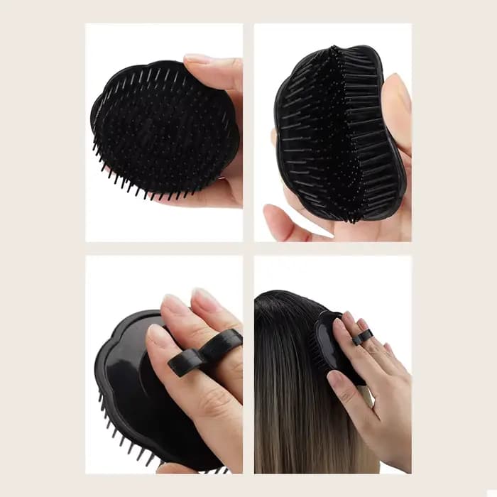 Brosse de massage du cuir chevelu pour le lavage et le soin des cheveux, soulagement des démangeaiso
