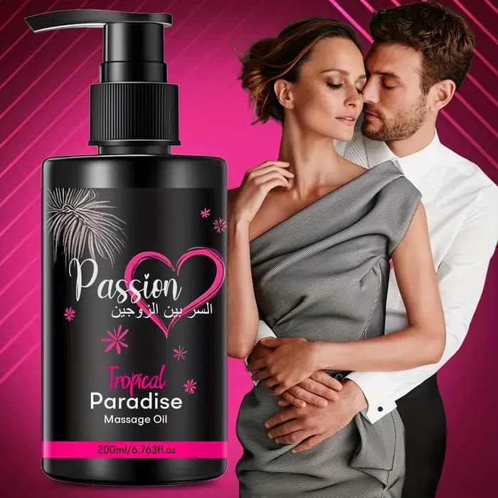 Huile de massage Paradise aux vitamines et minéraux - Nourrit et hydrate, huile de massage pour le c