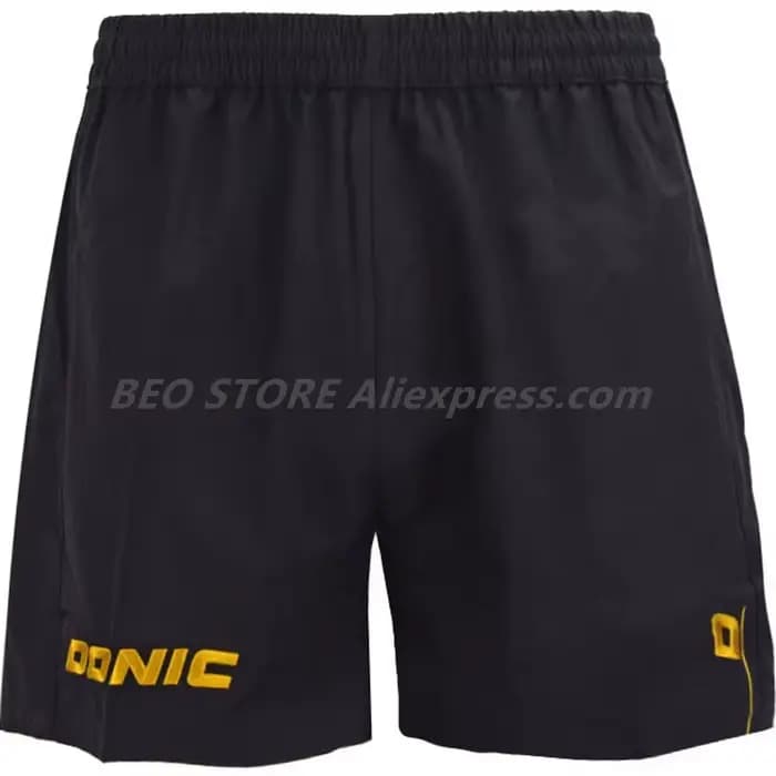 DONIC Shorts de tennis de table pour hommes/femmes, absorbant la sueur, confortables, de qualité sup