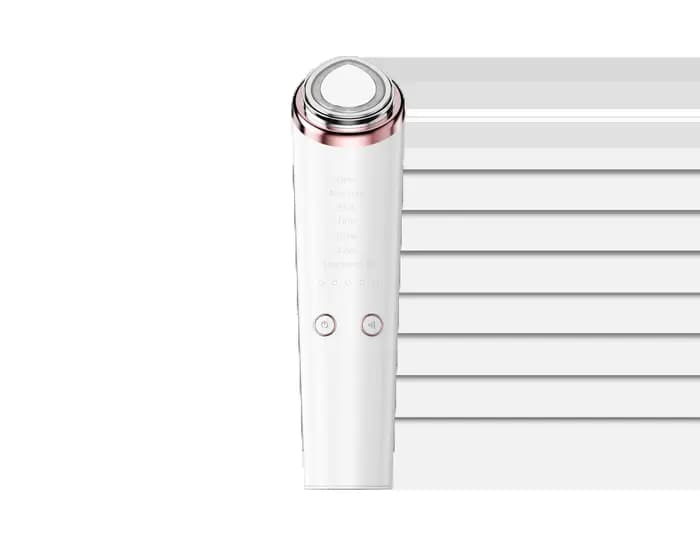 Appareil de beauté multifonctionnel à micro-courant pour le visage, lumière LED 3 couleurs, masseur