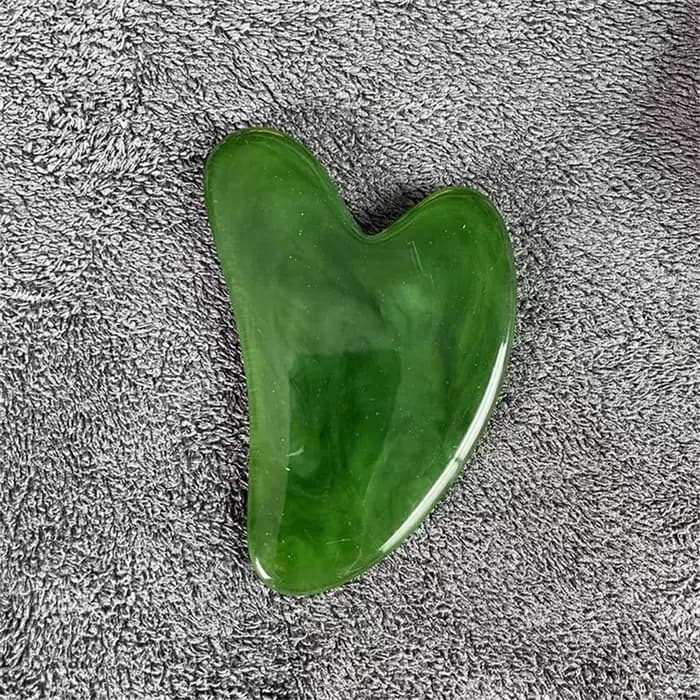 Outils de massage Guasha en jade pour le visage, outils de beauté Guasha, soin raffermissant de la p