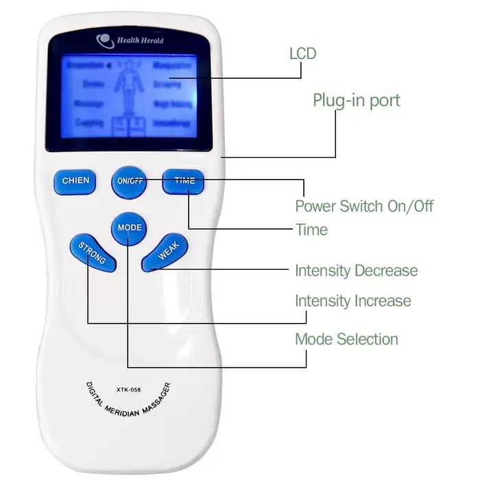 Stimulateur musculaire électrique EMS à 8 modes