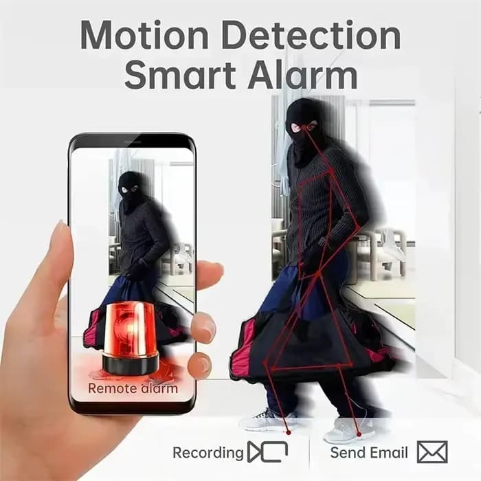Caméra de surveillance Wifi pour la maison, caméra intérieure sans fil avec audio, caméra de sécurité vidéo HD 1080P, caméra de surveillance IP Wifi