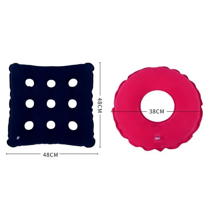Coussin de siège à coussin d'air pour soulager la sciatique du dos
