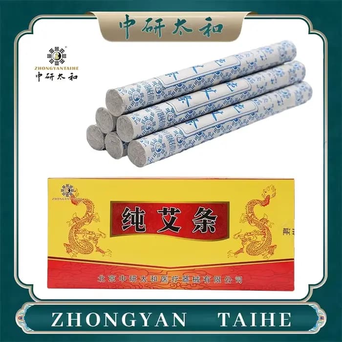 Bâtonnets de Moxa Pures Premium ZHONGYAN TAIHE - Thérapie Traditionnelle 100% Biologique pour la Santé Holistique et le Soulagement Naturel