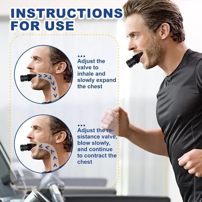 Entraîneur respiratoire flexible pulmonaire