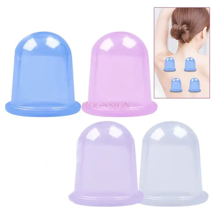 Ohio eur de cou et de dos en silicone pour toute la famille, aide au massage, anti-cellulite, canettes sous vide, tasse Chi ping, soins de santé chinois