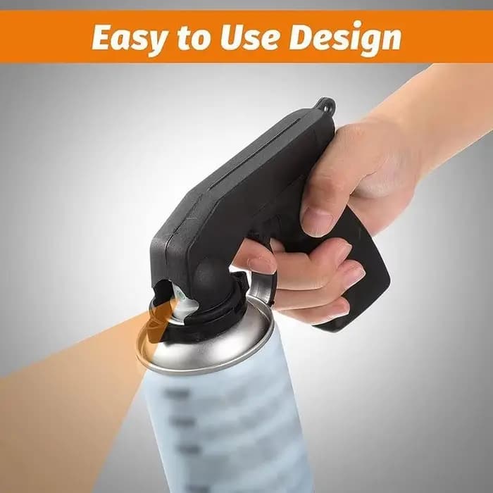 Pistolet à peinture en aérosol pour voiture, adaptateur de canette de peinture professionnelle, outil de poignée avec déclencheur de poignée complète pour l'entretien automobile, outils de polissage d