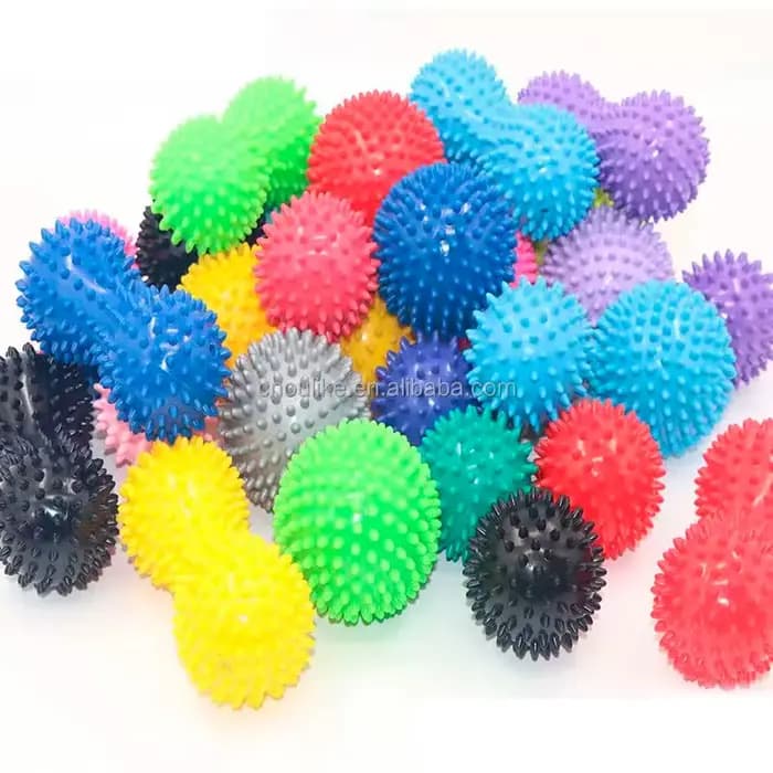 Boule de Massage aux cacahuètes colorée en PVC