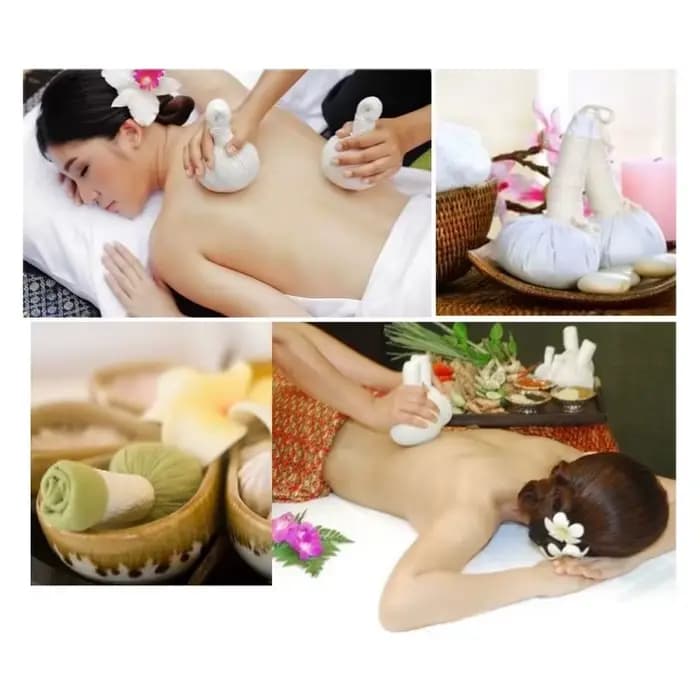 Balle de massage à base de plantes thaïlandaises