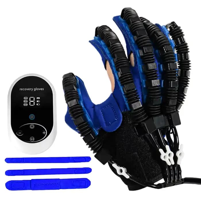 Gants robotisés d'exercice pour la rééducation des doigts (gauche/droite) – Idéal pour AVC