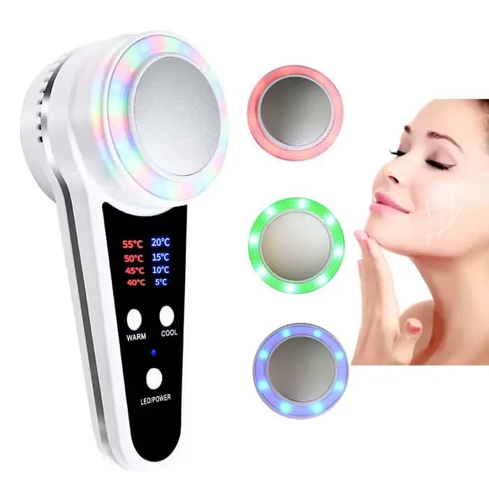 Marteau froid chaud cryothérapie chauffage visage peau levage serrer Anti-âge