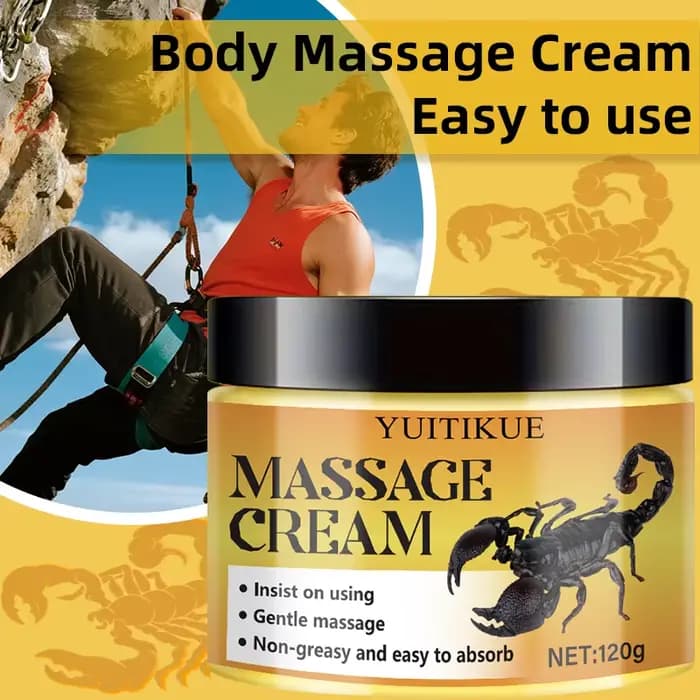 120 g de crème de massage · Utilisation consistant