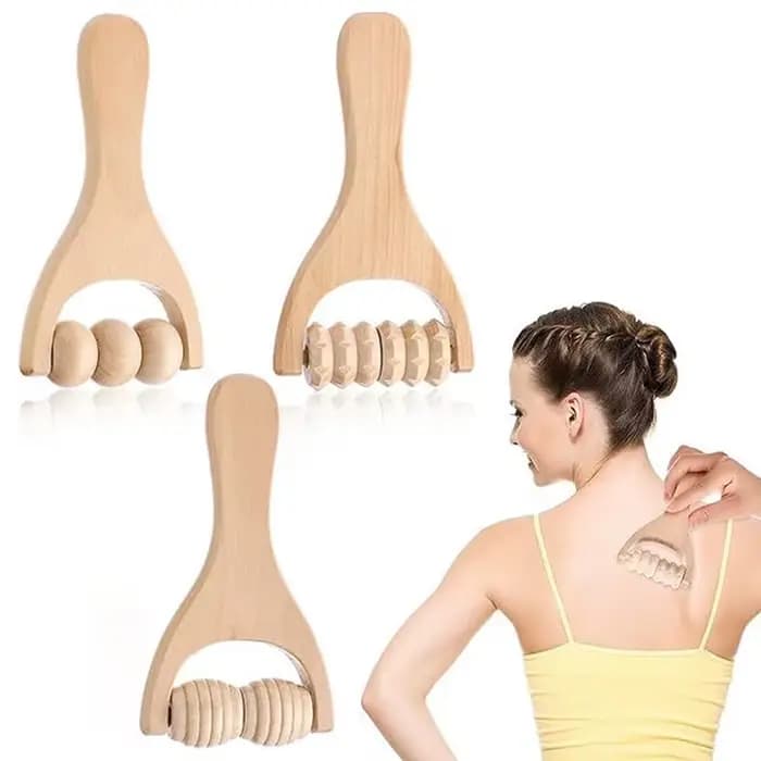 Rouleau en bois masseur thérapie corps