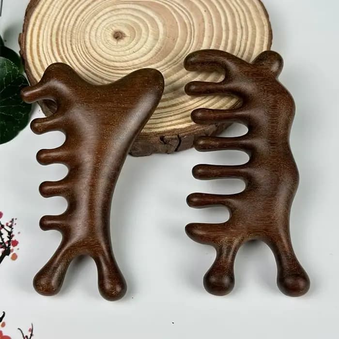 Cuir chevelu détendre méridien peigne de Massage antistatique Circulation sanguine tête