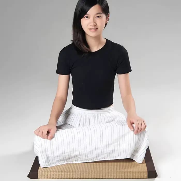 Coussin Zen Zabuton Zafu carré 55-65cm