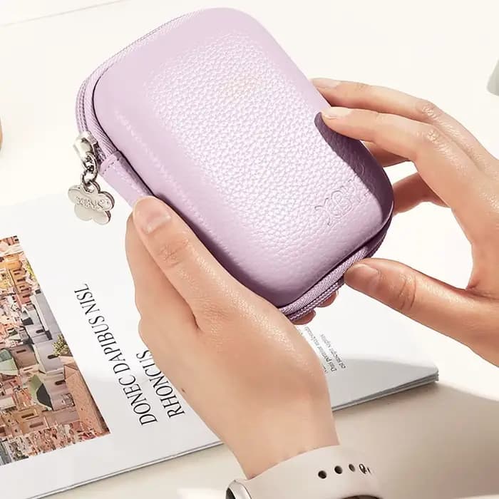 Étui pour appareil photo pour appareils photo CCD vidéo numérique, sac de rangement antichoc et étanche en cuir PU, sac de rangement pour accessoires d'appareil photo