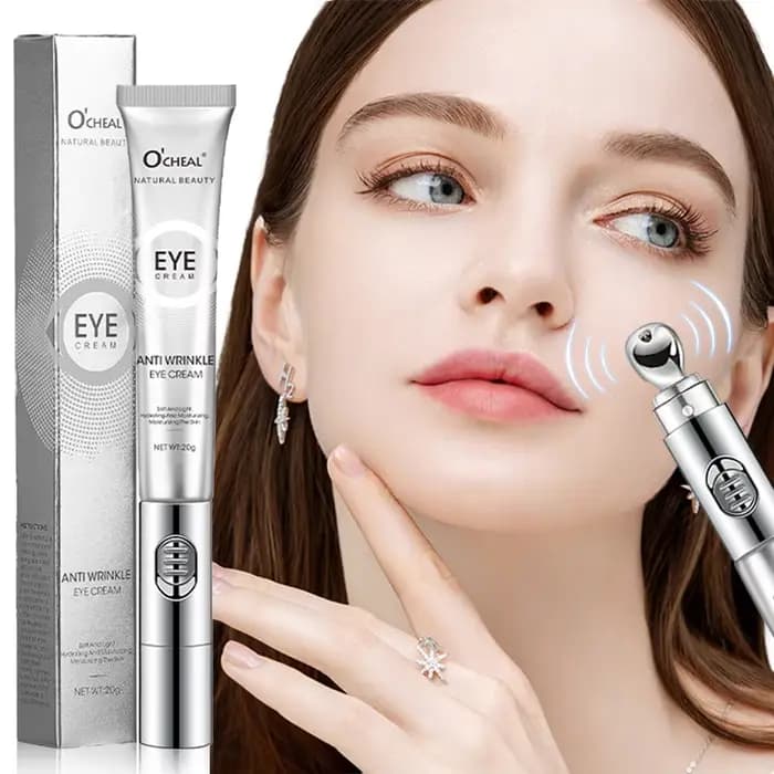 OCHEAL crème de Massage électrique pour les yeux acide hyaluronique raffermissant estompe les ridules Gel de soin des yeux hydratant beauté soins de la peau des yeux beauté