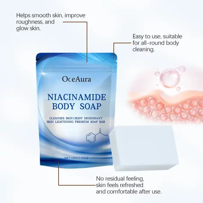 Niacinamide – savon blanchissant pour le corps