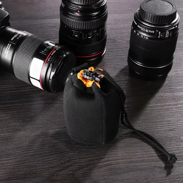 Poudres d'objectif d'appareil photo en néoprène, étui souple étanche pour la plupart des appareils photo reflex numériques, IL, Sony