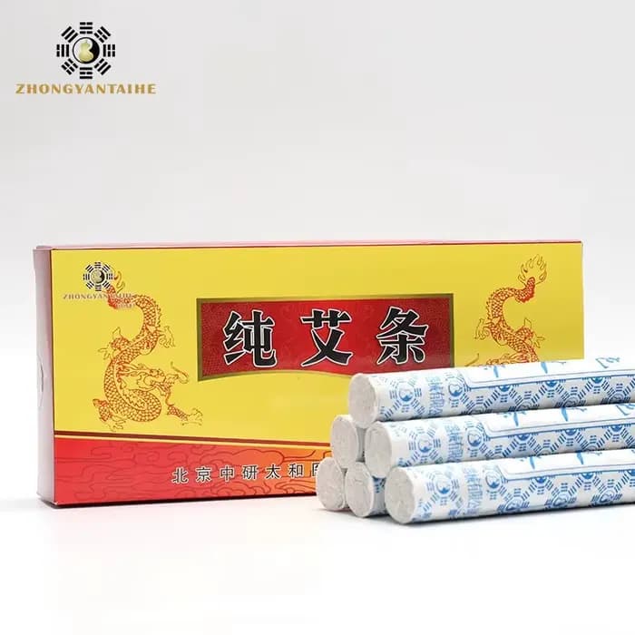Bâtonnets de Moxa Pures Premium ZHONGYAN TAIHE - Thérapie Traditionnelle 100% Biologique pour la Santé Holistique et le Soulagement Naturel
