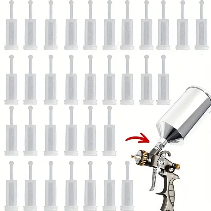 Filtre pour pistolet de peinture à gravité, filtre à peinture jetable à gravité, adapté à diverses opérations de peinture à la main.