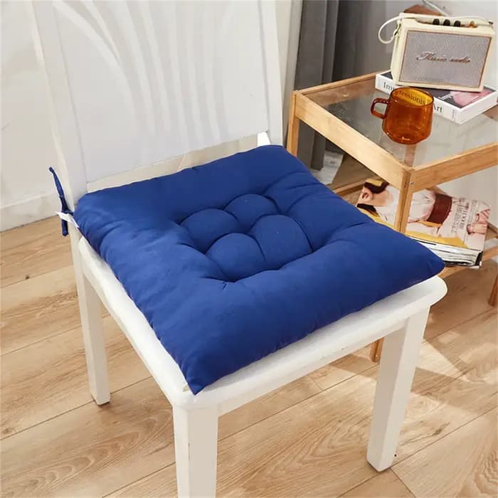 Coussin de Chaise en Polymères Carrés en Coton Doux et Rembourré, Solide, pour Bureau, Maison, Voiture, Jardin, Salon de Soleil