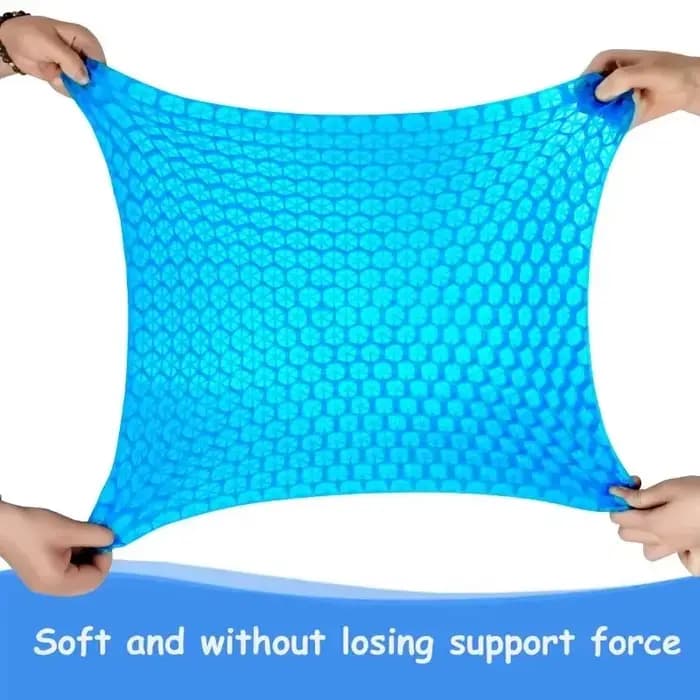 Coussin de siège de refroidissement en Gel pour voiture, nid d'abeille 3D, frais et respirant, en soie glacée, pour maison, bureau, chaise, accessoires de voiture