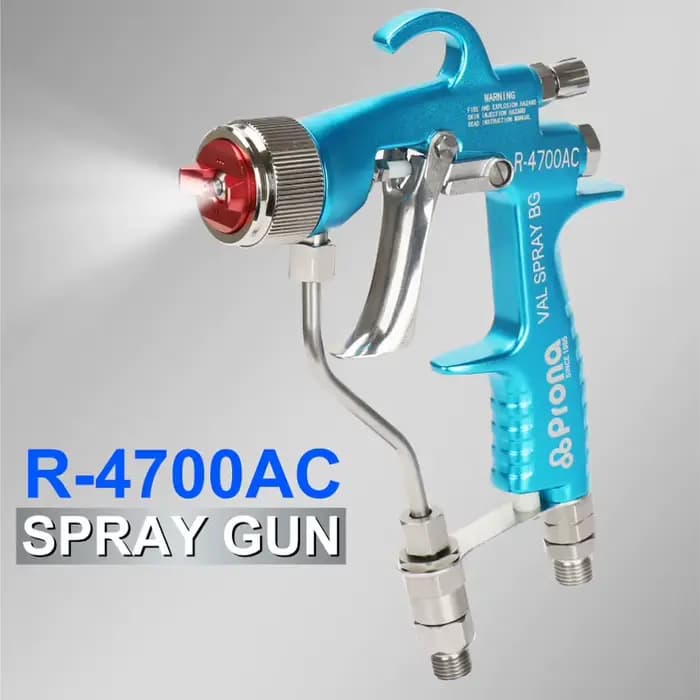 Prona pistolet de pulvérisation de peinture haute pression sans air R-2200AC pistolet de mélange d'air R-4700AC pulvérisateur assisté par Air 200bar 20Mpa 2900psii