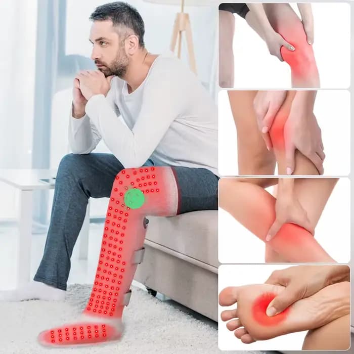 Bottes chauffantes Moxibustion à lumière rouge
