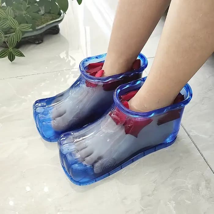 Bassin de bain portatif de Spa de pied-Design pliable d'économie d'eau en plastique