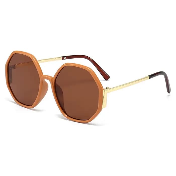 Lunettes de soleil hexagonales pour hommes et femmes, lunettes de soleil carrées irrégulières, nuances de conduite et de pêche, créateur de marque, UV400, luxe Oculus