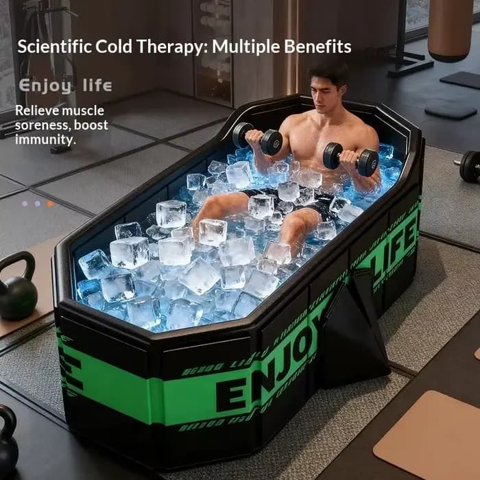 Baignoire de récupération par cryothérapie portable et pliable pour adultes