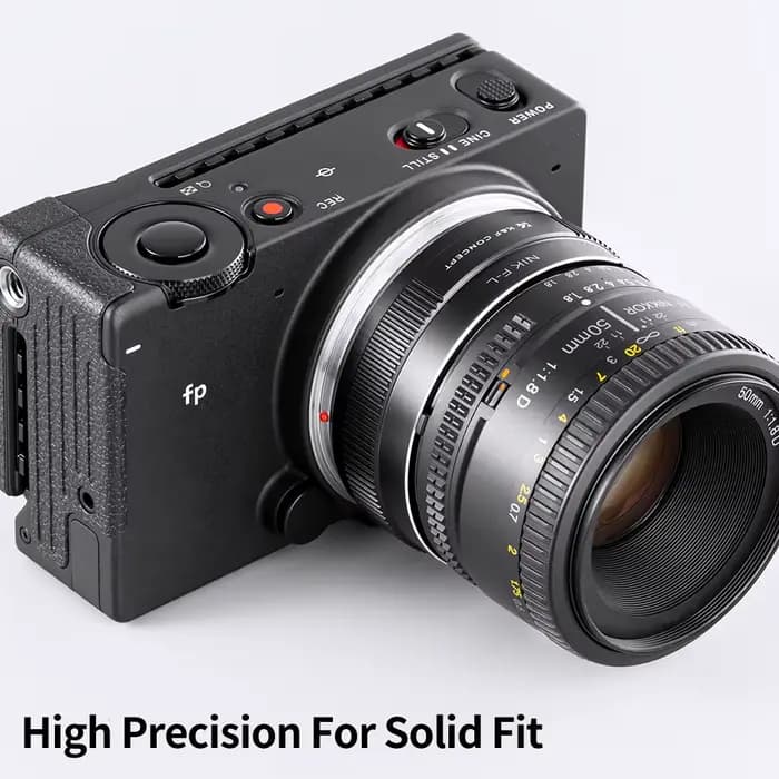 Adaptateur d'objectif K&F CONCEPT Nik-L pour objectif Nikon F AI vers boîtier d'appareil photo Leica Panasonic L pour Leica SL SL2 T TL2 Panasonic