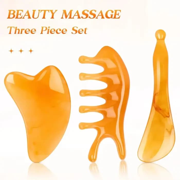 Planche de Massage Guasha en résine pour grattage de la peau