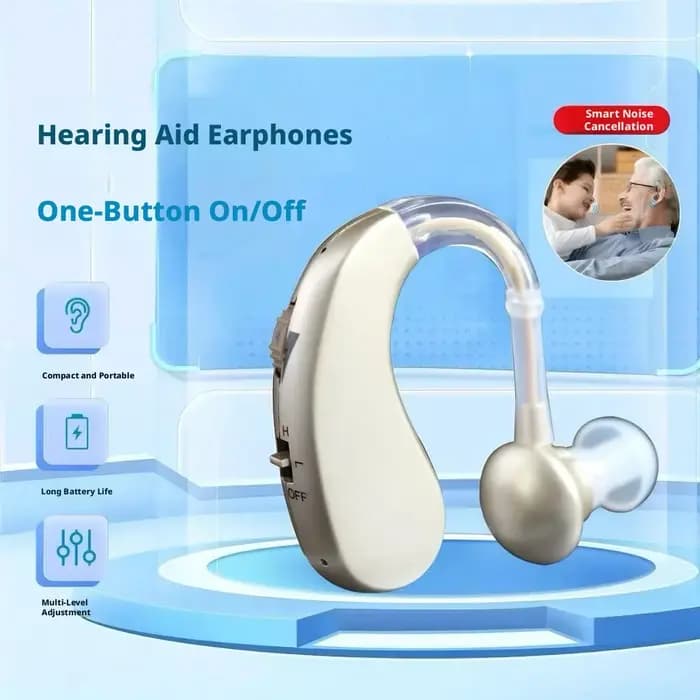 Aide auditive pour personnes âgées, amplificateur de son clair, port confortable, volume réglable, amplificateur de son pour perte auditive