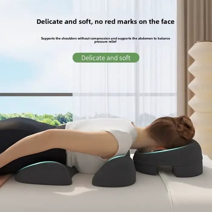 Coussin de massage facial et d'allongement pour salon de beauté