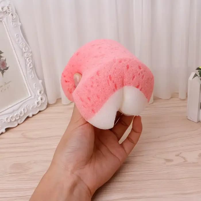 Éponge bain pour soins peau