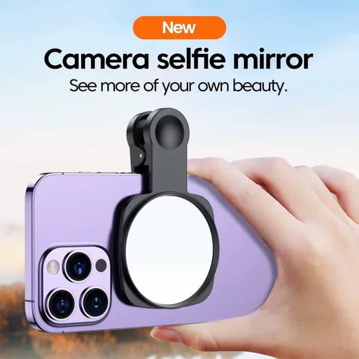 Kit de clips pour miroir Selfie, objectif de caméra pour Smartphone, pour IPhone, Samsung, Streaming en direct, Photo, vidéo, accessoires Vlog