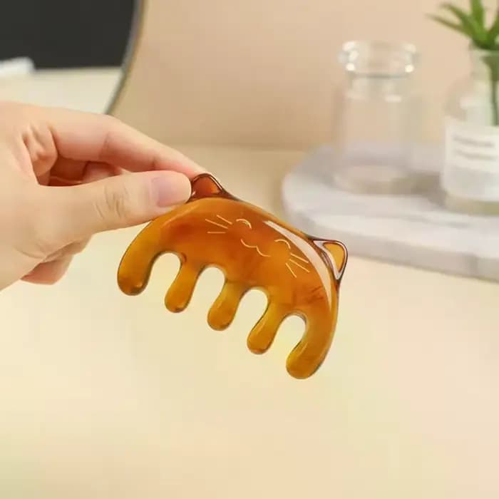 Peigne de massage Gua Sha pour le cuir chevelu et les méridiens