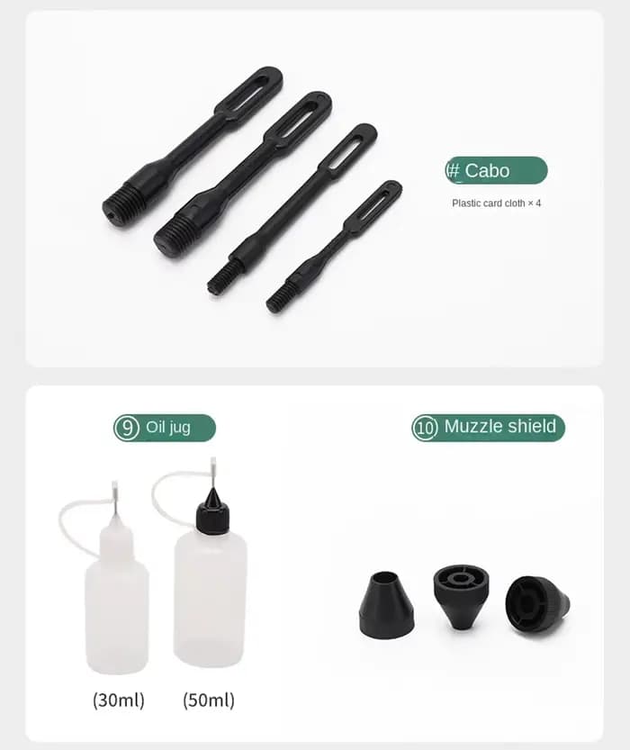 Kit de nettoyage de pistolet tactique, brosse de nettoyage de pistolet de fusil, outil de nettoyage d'armes à feu, accessoires de chasse Glock19 M16 Ar 15