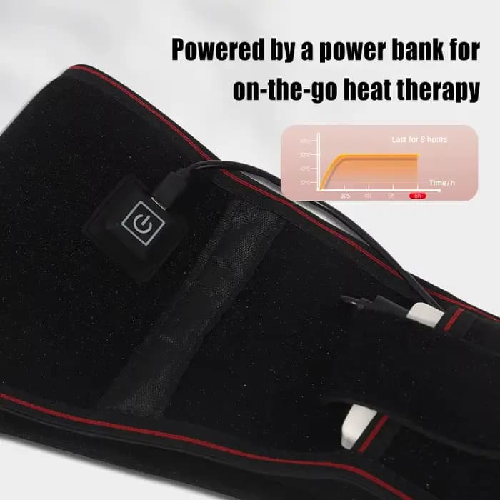 Ceinture de soutien lombaire chauffante avec Massage vibrant pour soulager les douleurs dans le bas du dos